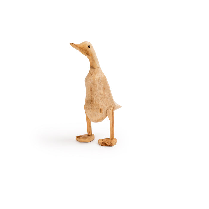 A Duck Wooden Web Feet or Boots Painted And Ready To Paint 35cm