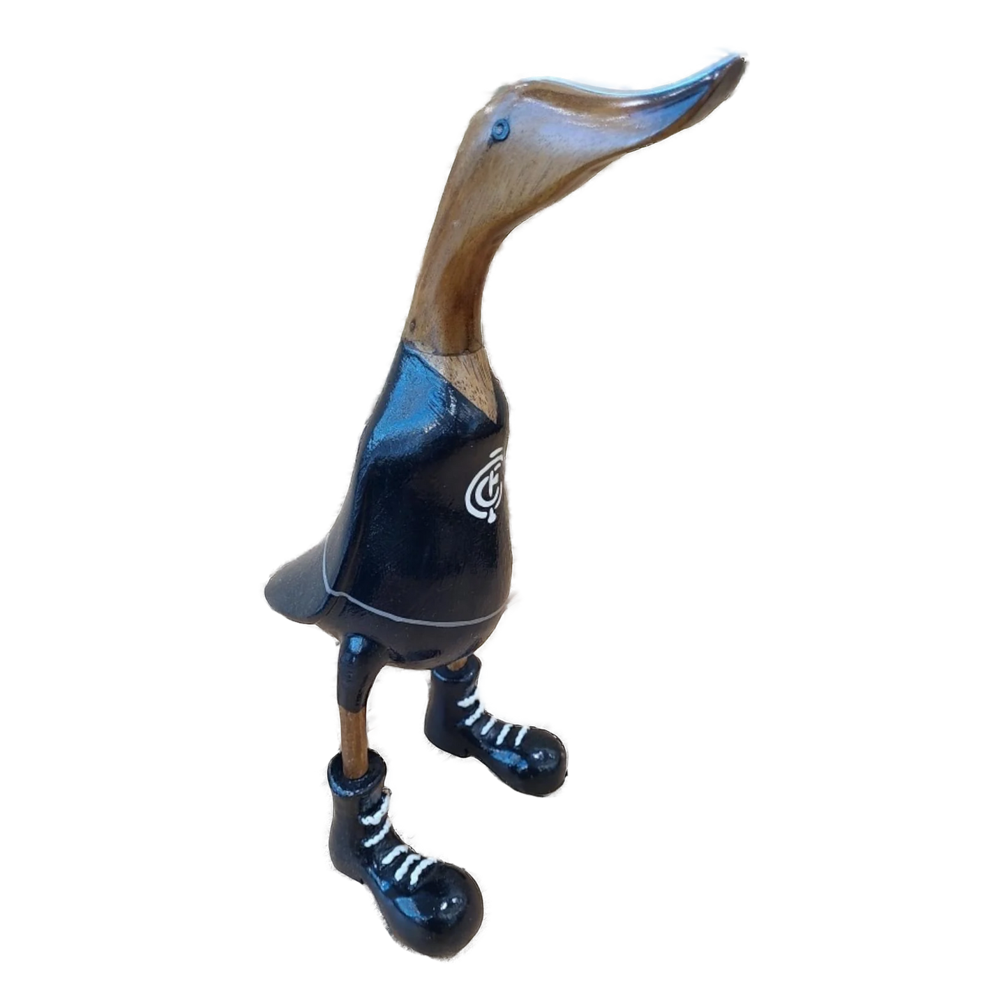 Carlton 40cm Wooden Duck Go the Blues