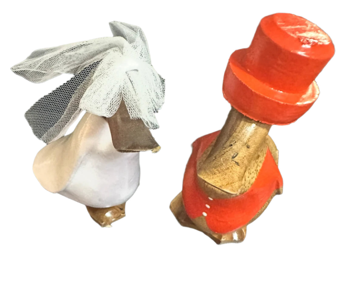 A Bride Or Groom Wooden Duck