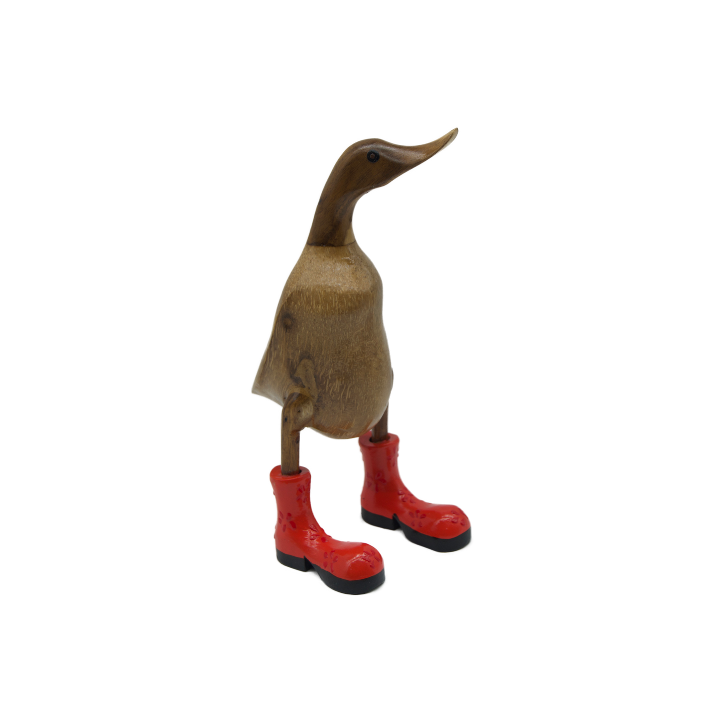 Duck Wooden Orange Flower Boots Christina