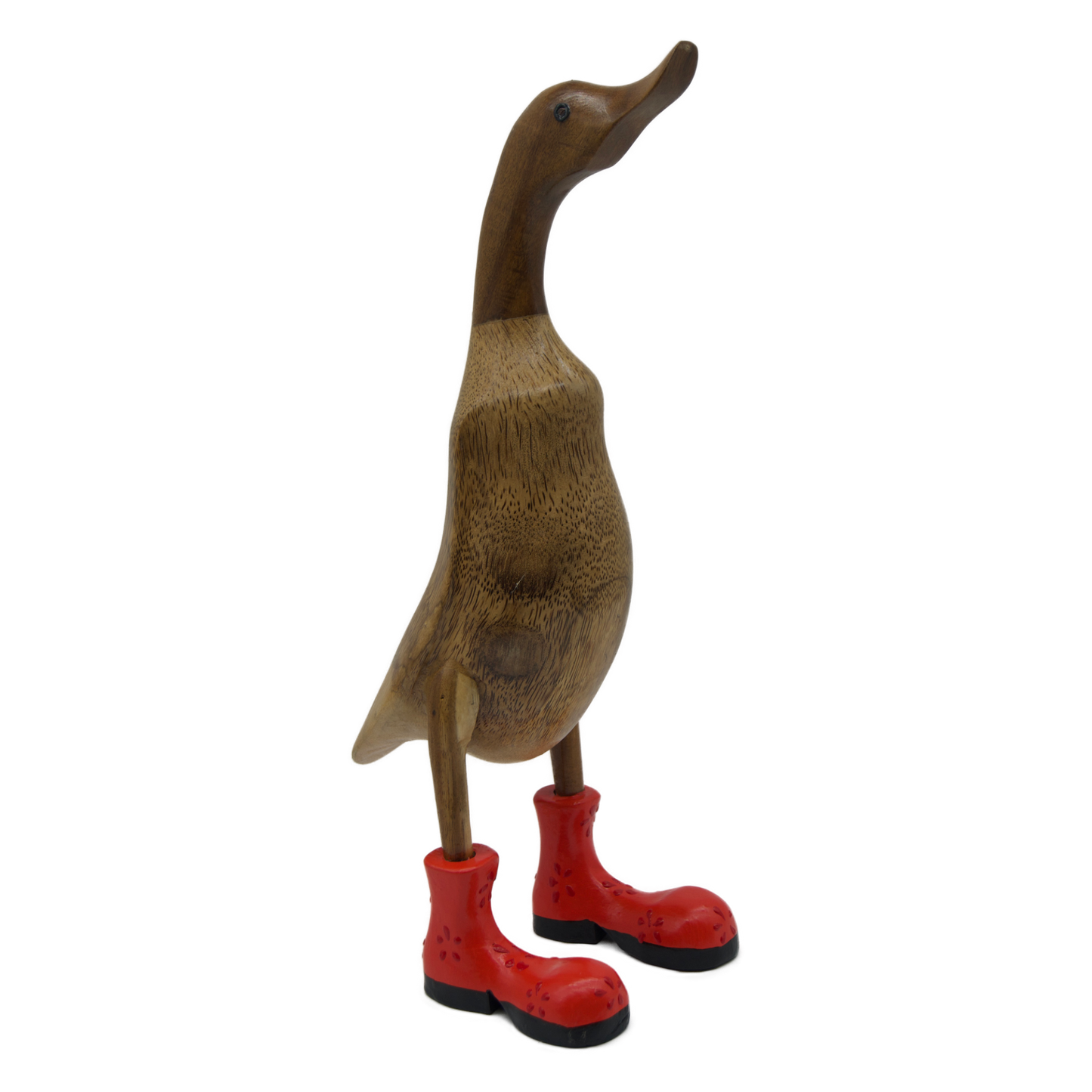 Duck Wooden Orange Flower Boots Christina