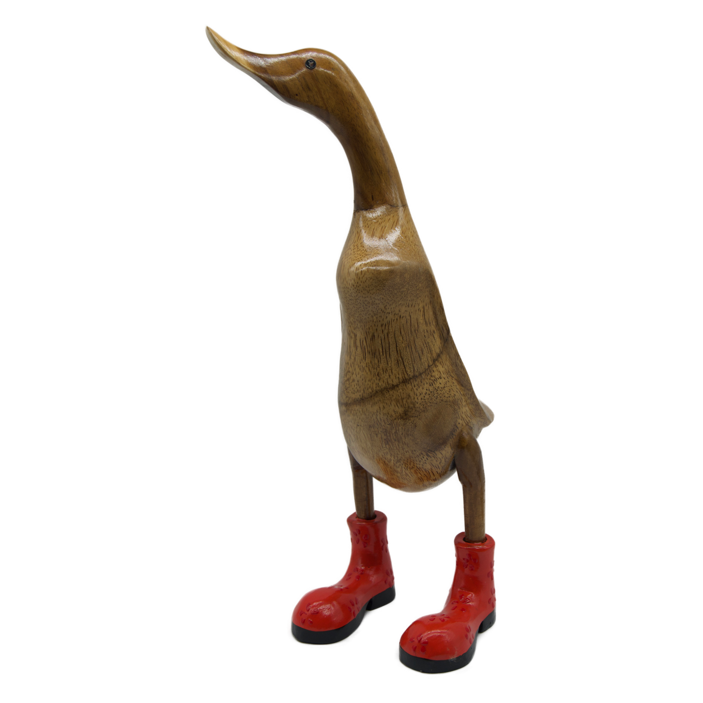 Duck Wooden Orange Flower Boots Christina