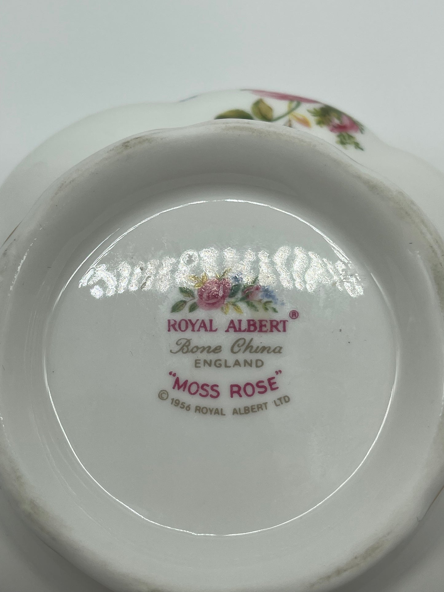 Moss Rose Royal Albert Open Sugar Bowl Made Is England (New)