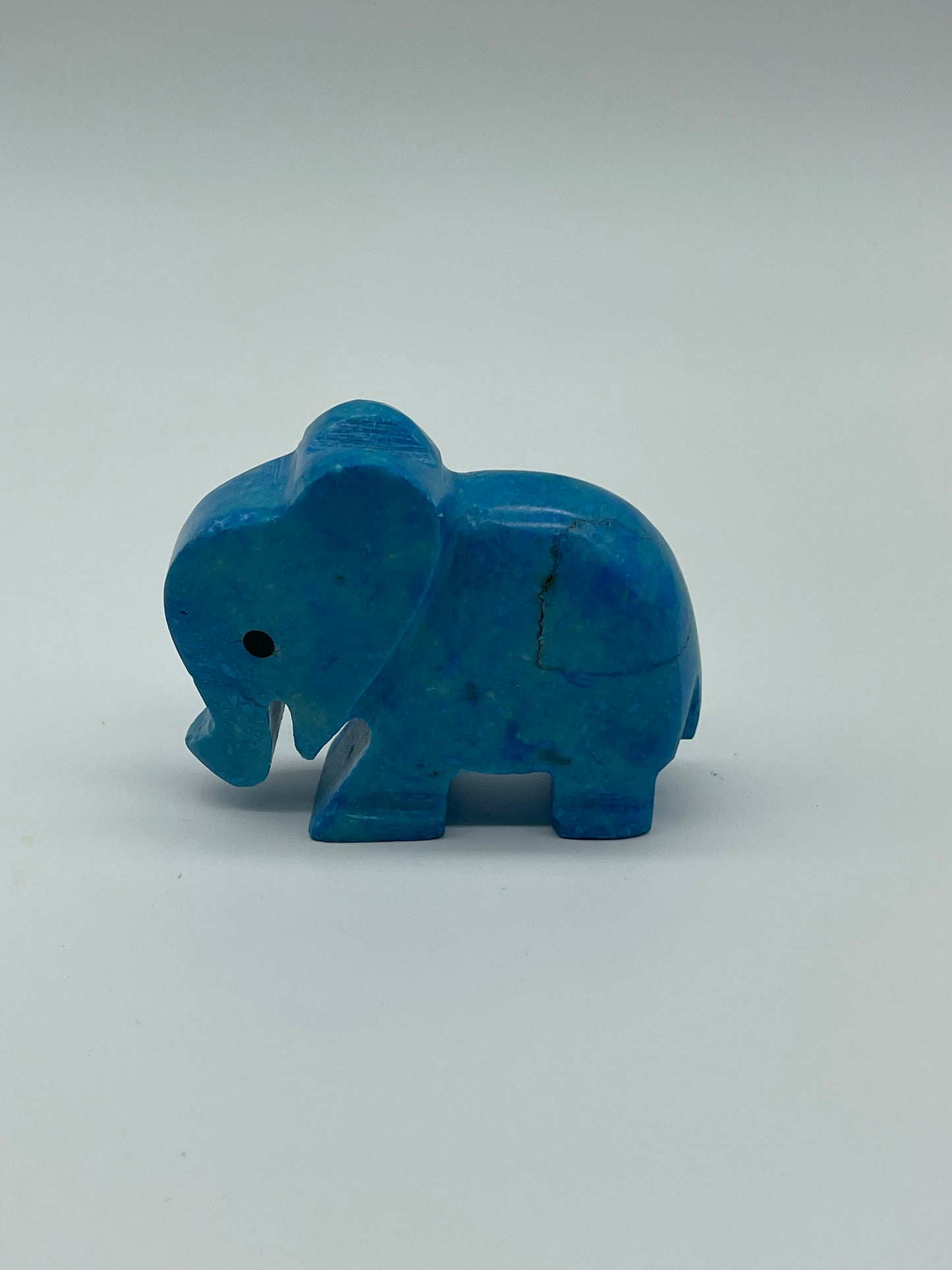 Elephants Coloured Stone