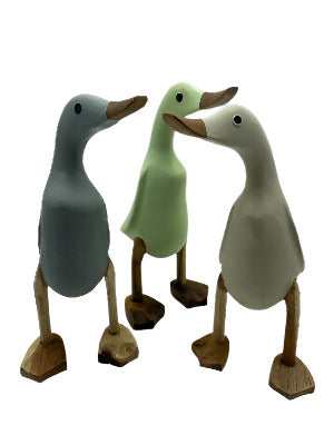 Duck Wooden White 3 Sizes Maria Morris Melinda