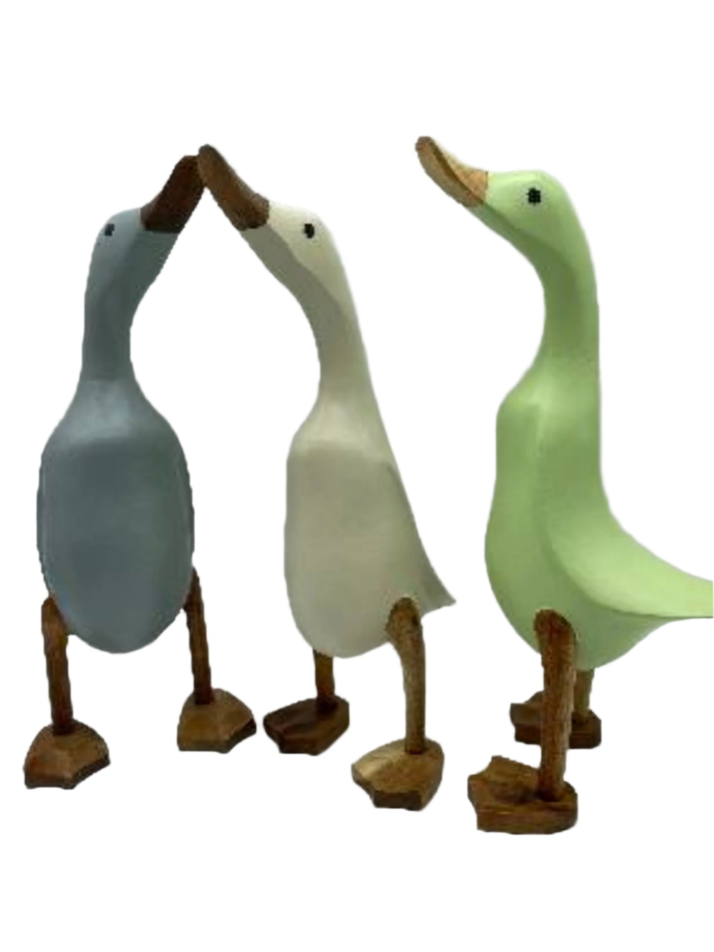 Duck Wooden Grey 3 Sizes
