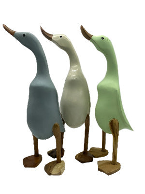 Duck Wooden White 3 Sizes Maria Morris Melinda