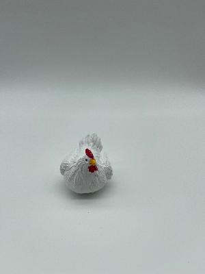 Chicken Pot Plant Sitter Assorted White Only