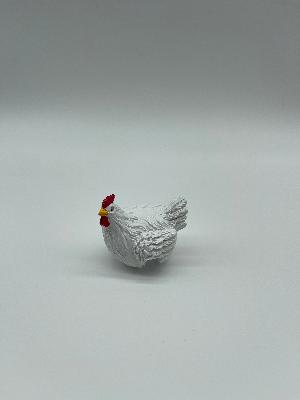 Chicken Pot Plant Sitter Assorted White Only