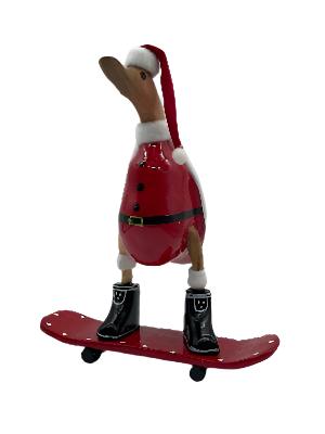 A Duck Wooden Christmas Batman Spiderman Santa Claus And Elf
