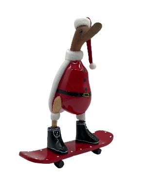 A Duck Wooden Christmas Batman 25cm Injured (Slight Defect)