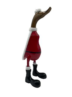 A Duck Wooden Christmas Batman Spiderman Santa Claus And Elf