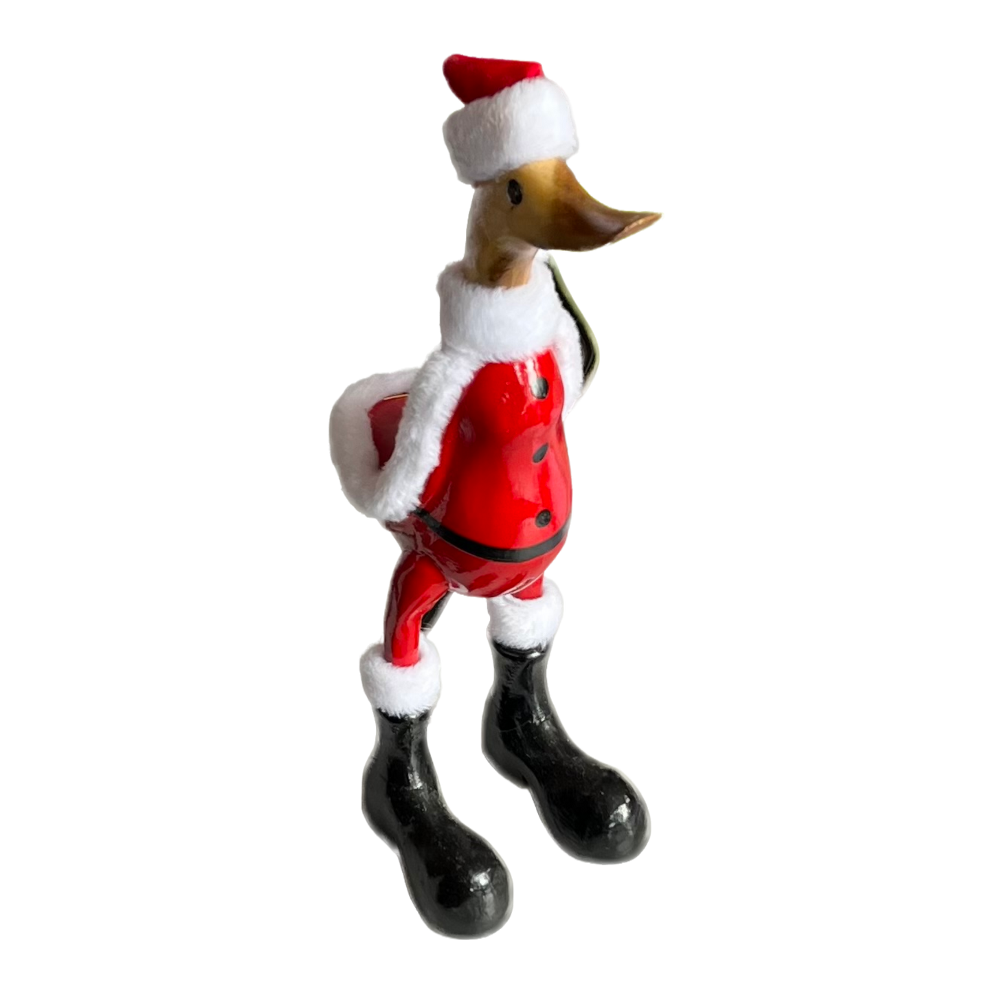 A Duck Wooden Christmas Batman 25cm Injured (Slight Defect)