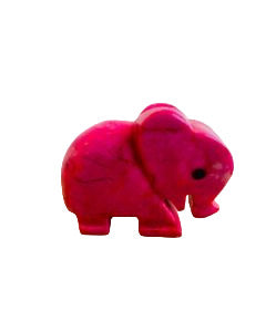 Elephants Coloured Stone