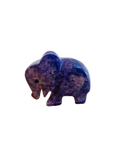 Elephants Coloured Stone