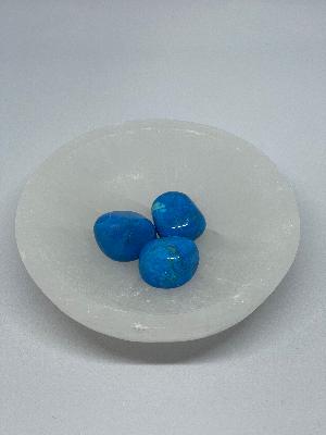 Coil Tumbled Stone Interchangeable Key Ring
