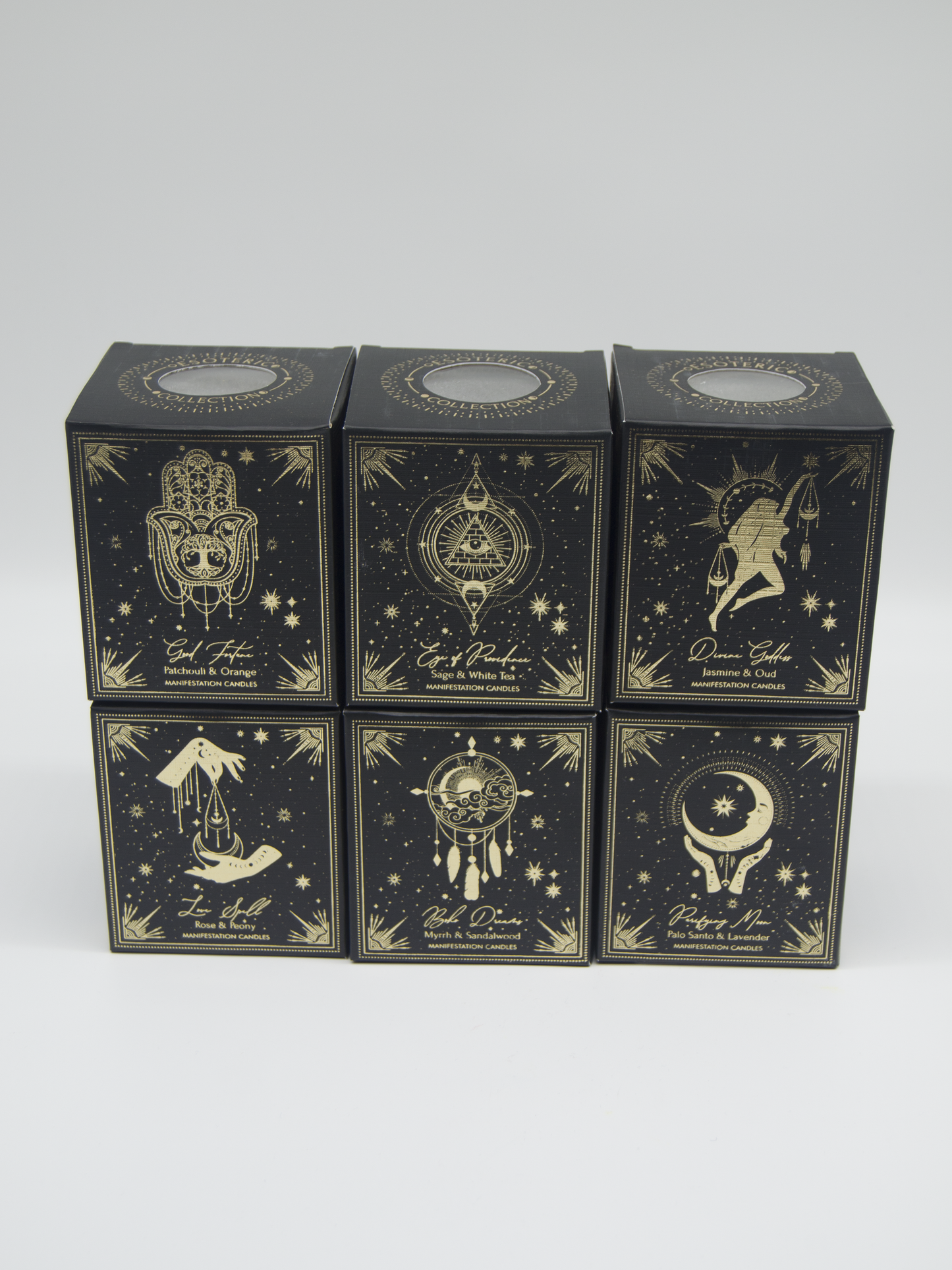 Esoteric Manifestation Candles 6 Assorted (Gift Box)
