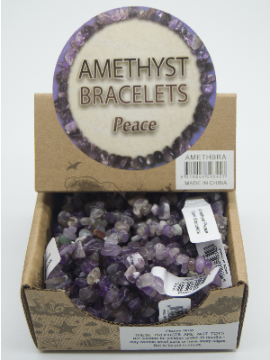 Bracelet : Amethyst Peace Gem