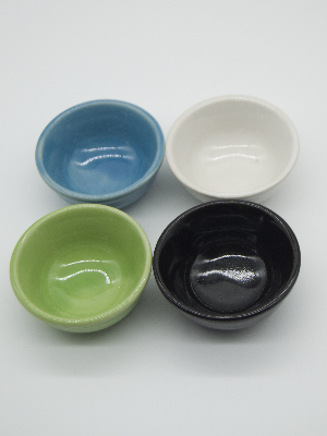 Assorted Ceramic Coloured Plain Bowls