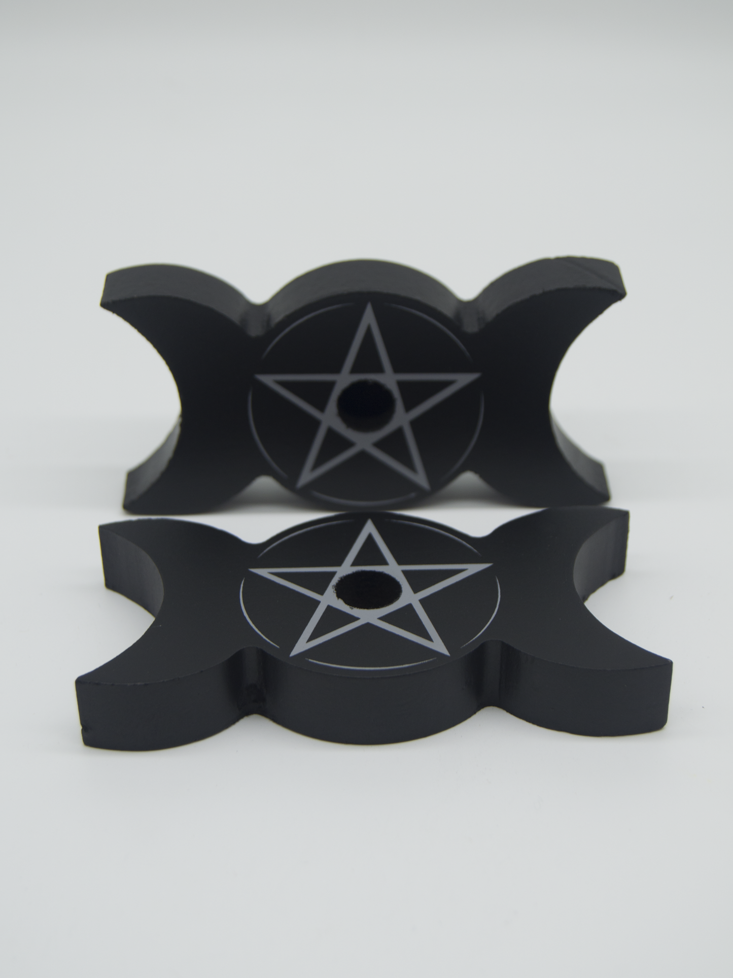 Triple Moon Spell Candle Holder