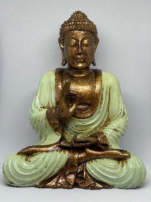Buddha Meditating Green 27cm