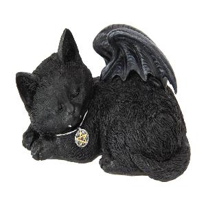 Sleeping Black Cat