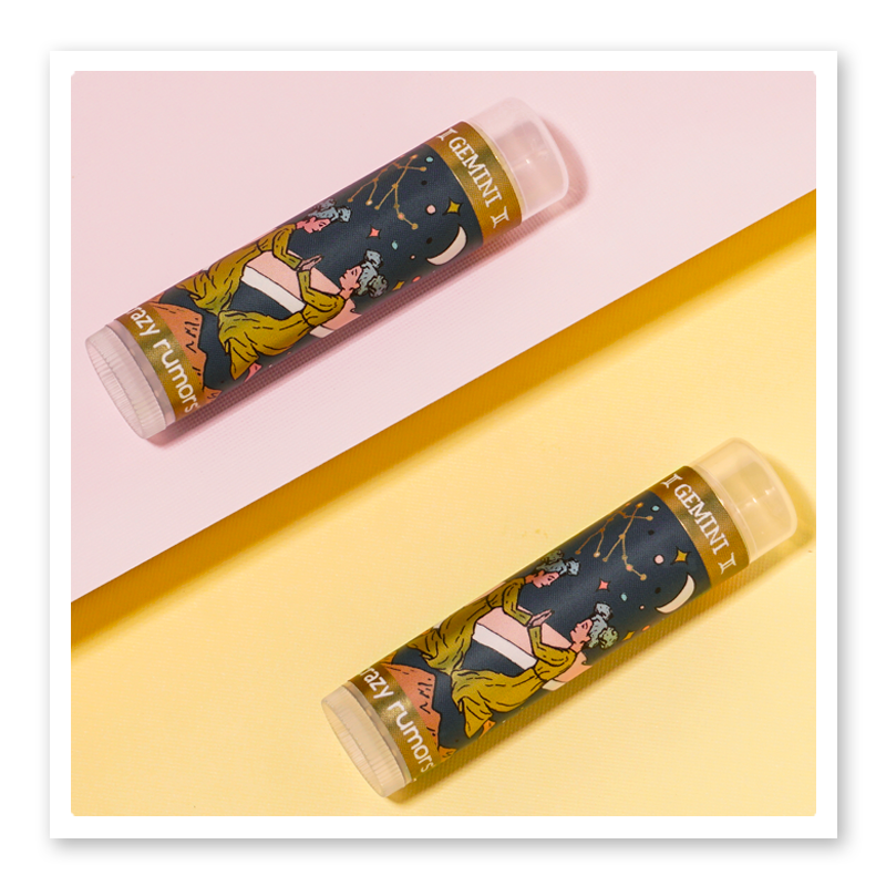 Crazy Rumors -Gemini, Zodiac Lip Balm