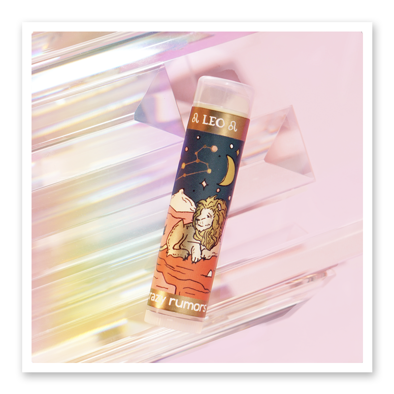 Crazy Rumors - Leo, Zodiac Lip Balm