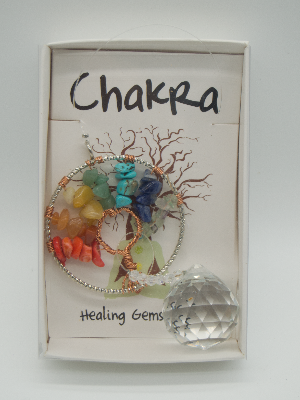 Sun Catcher Tree Of Life With Crystals
