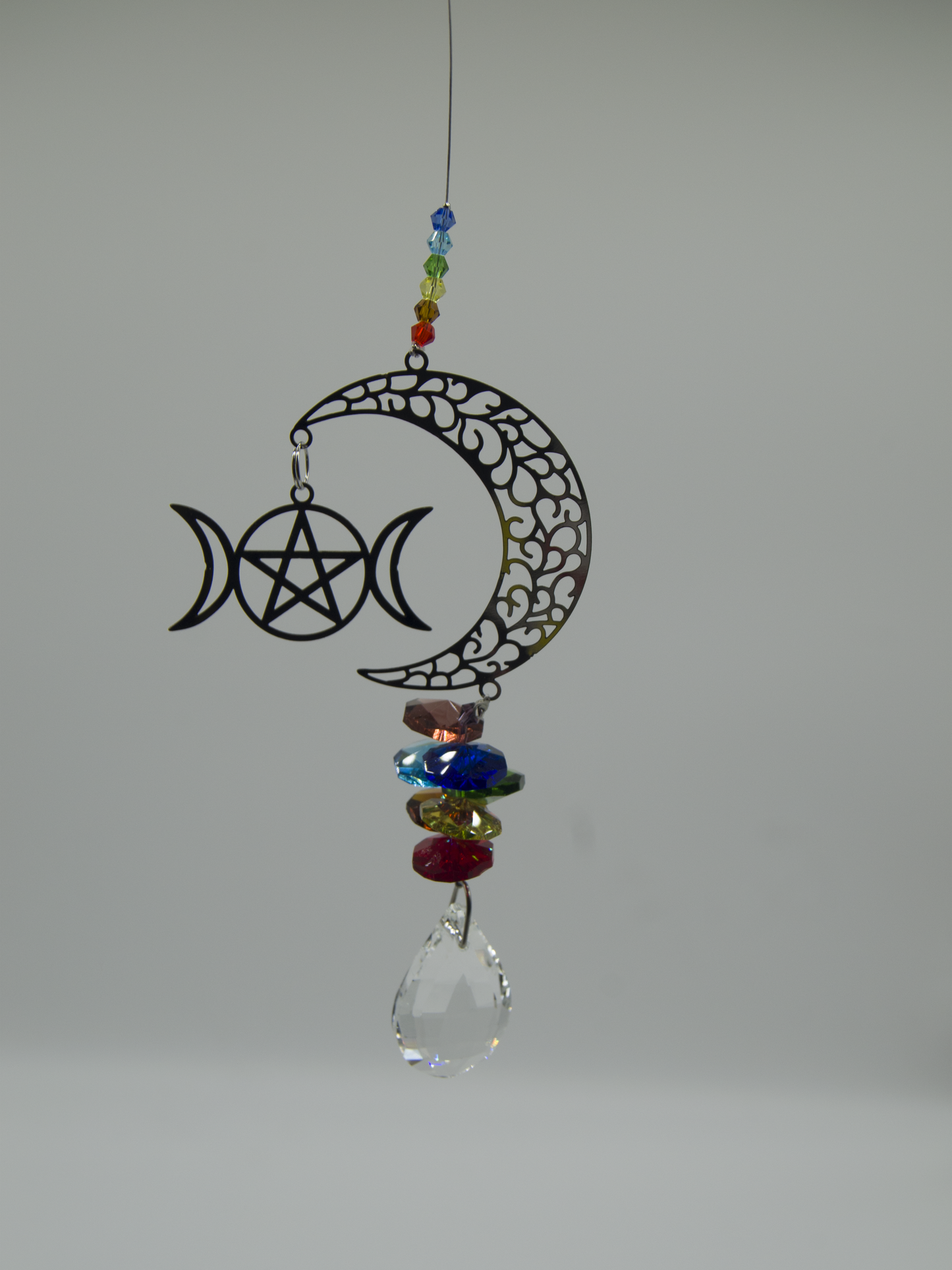Crystal Laser Cut Wiccan Suncatcher