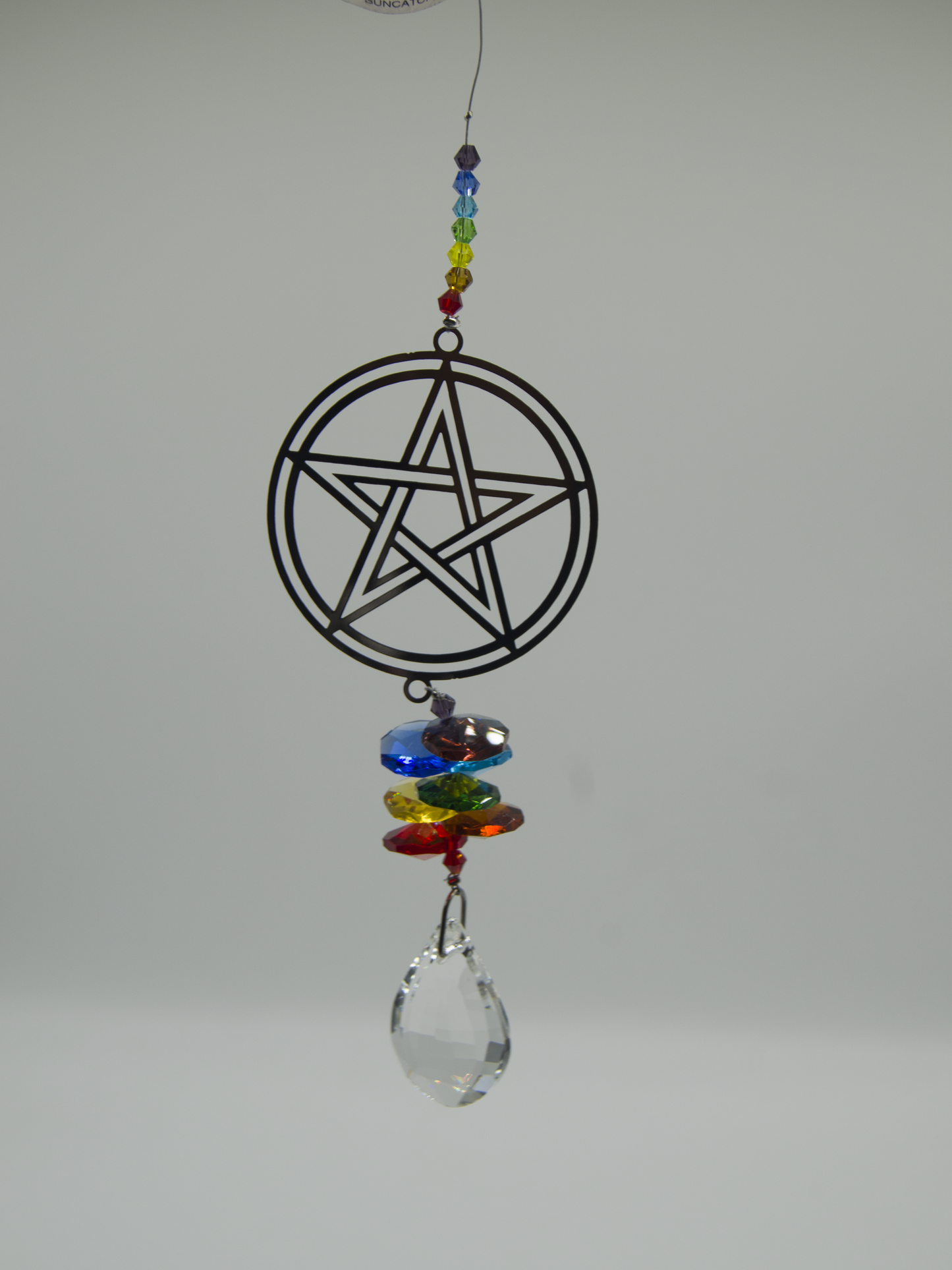 Crystal Laser Cut Wiccan Suncatcher
