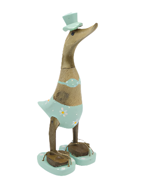 Bamboo Duck Teal Bikini & Flip Flops