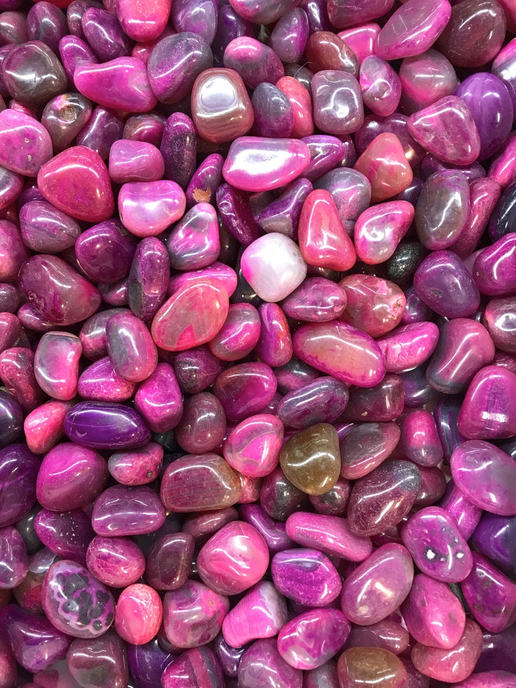 Tumbled Stones Pink Agate