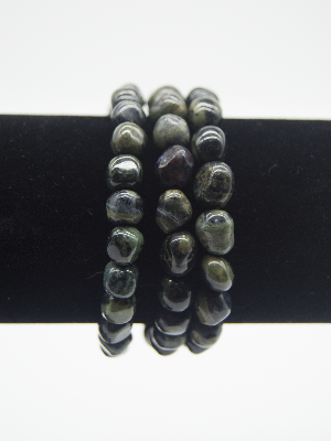 Bracelet : Tumbled Stones Jasper Kambaba