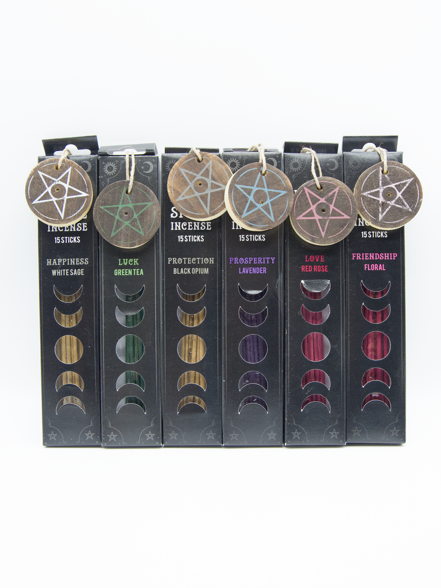 Incense Magic Spell Triple Moon With Holder