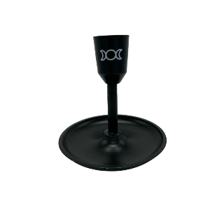 Al Candle Holder Aluminium Triple Moon Small