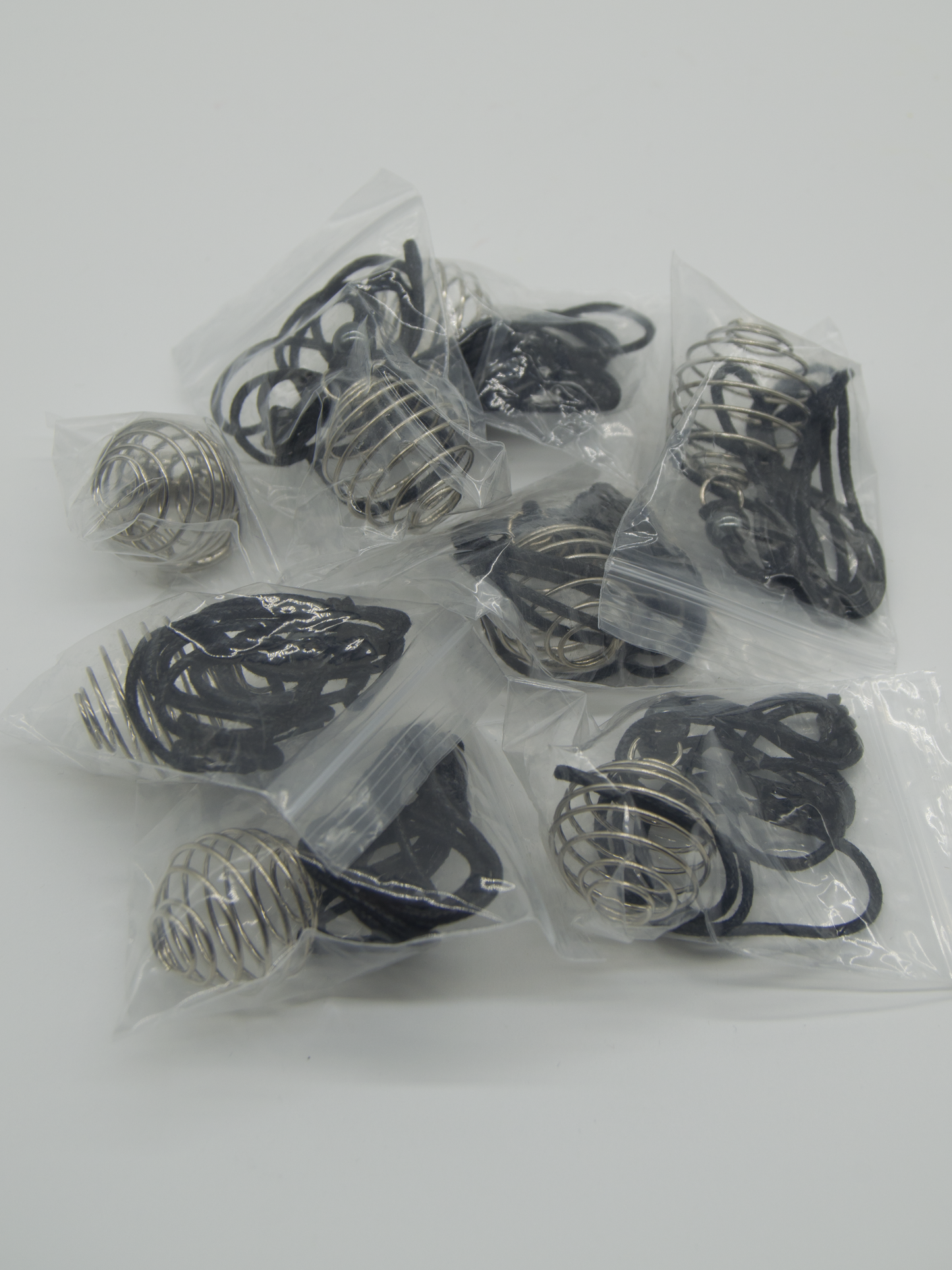 Interchangeable Coil Tumbled Stone Necklace
