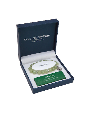 New Jade Tree of Life Inspiration Boxed Charm Bracelet