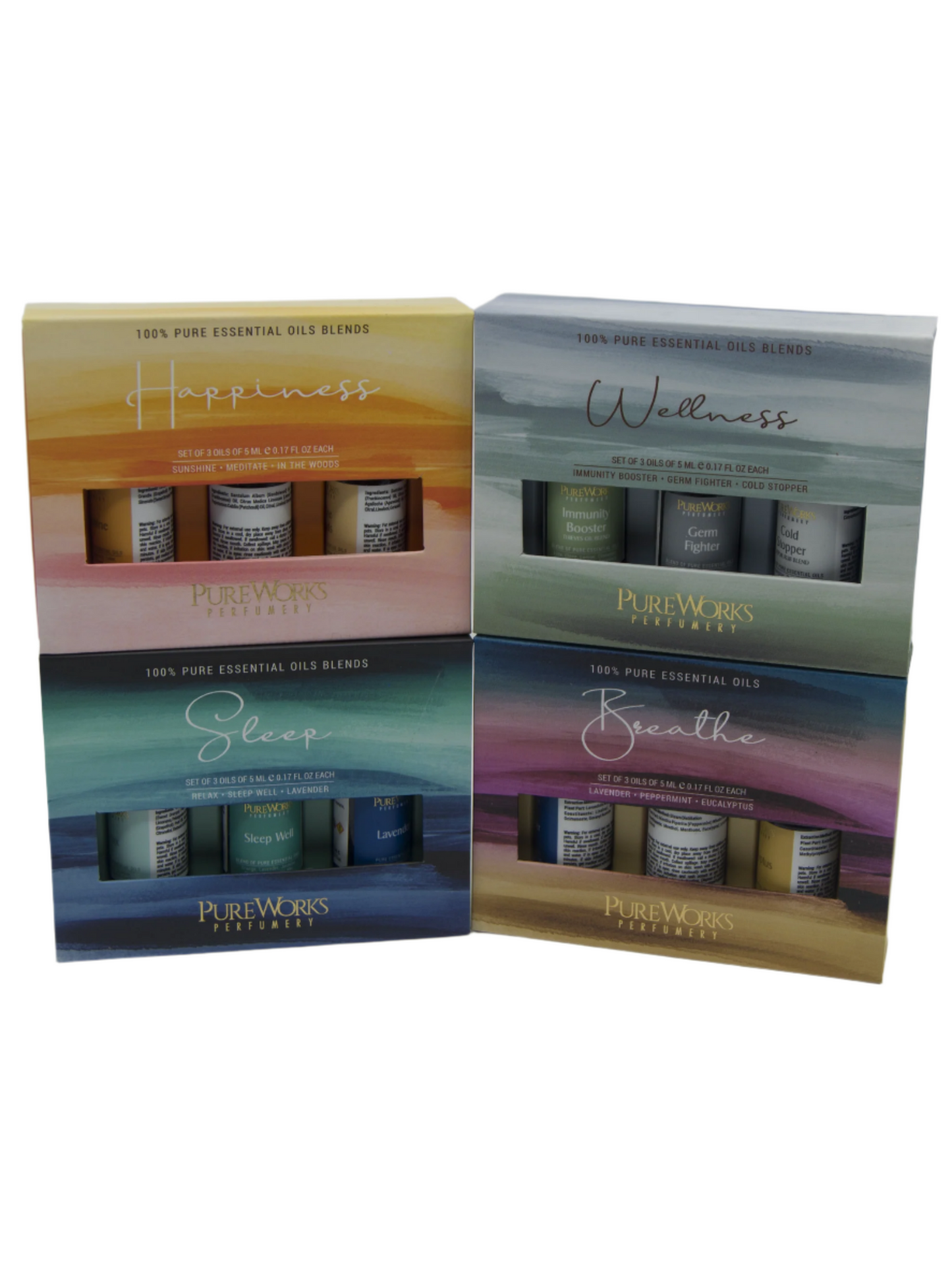 Pure Essential Oils 4 Assorted