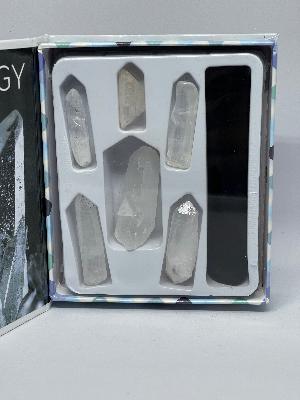 Pure Energy Natural Quartz Crystals Gift Box