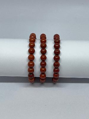 Bracelet : Tumbled Stones Red Jasper