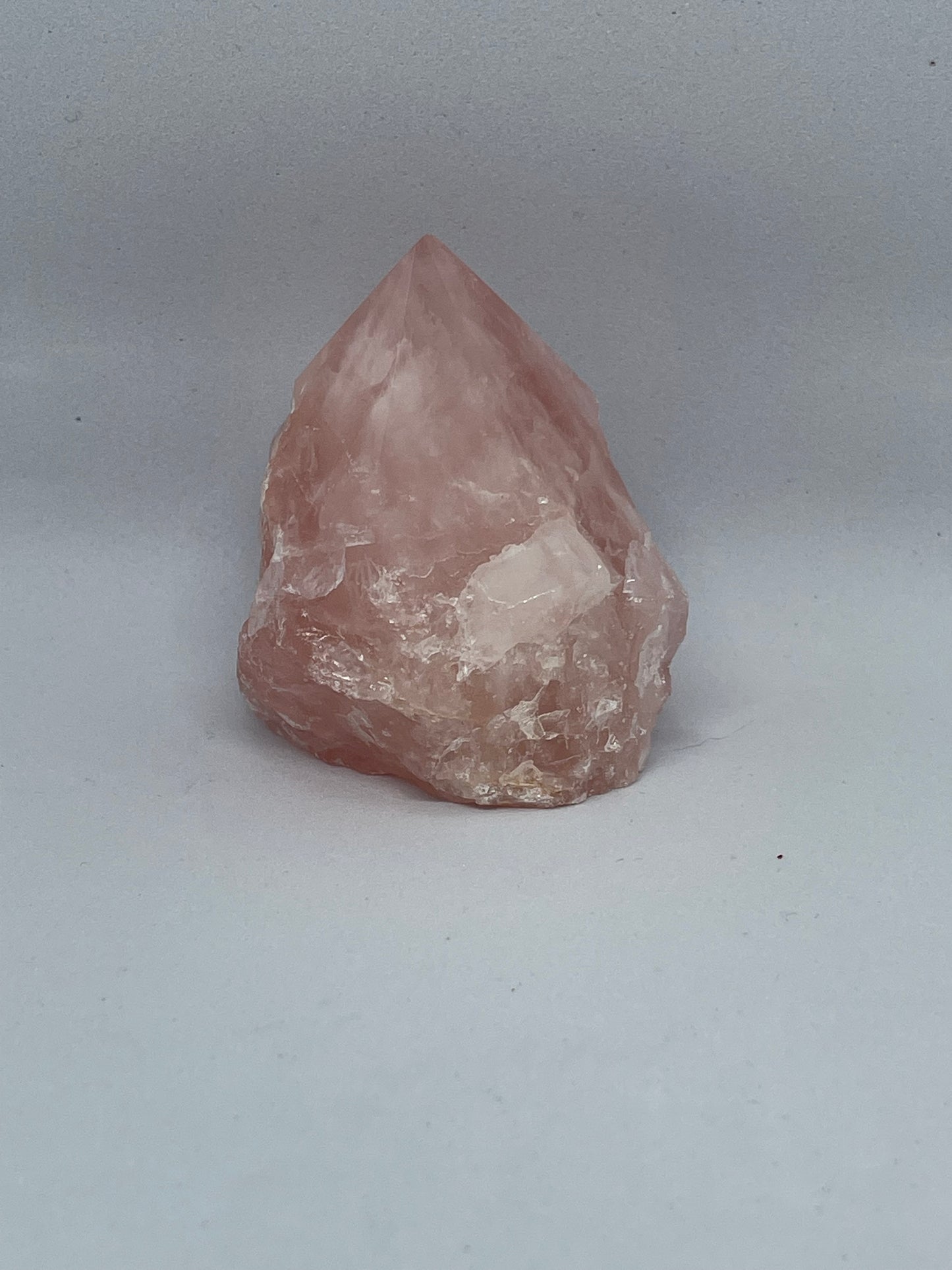 Crystal Rose Quartz Points Rough/Polished