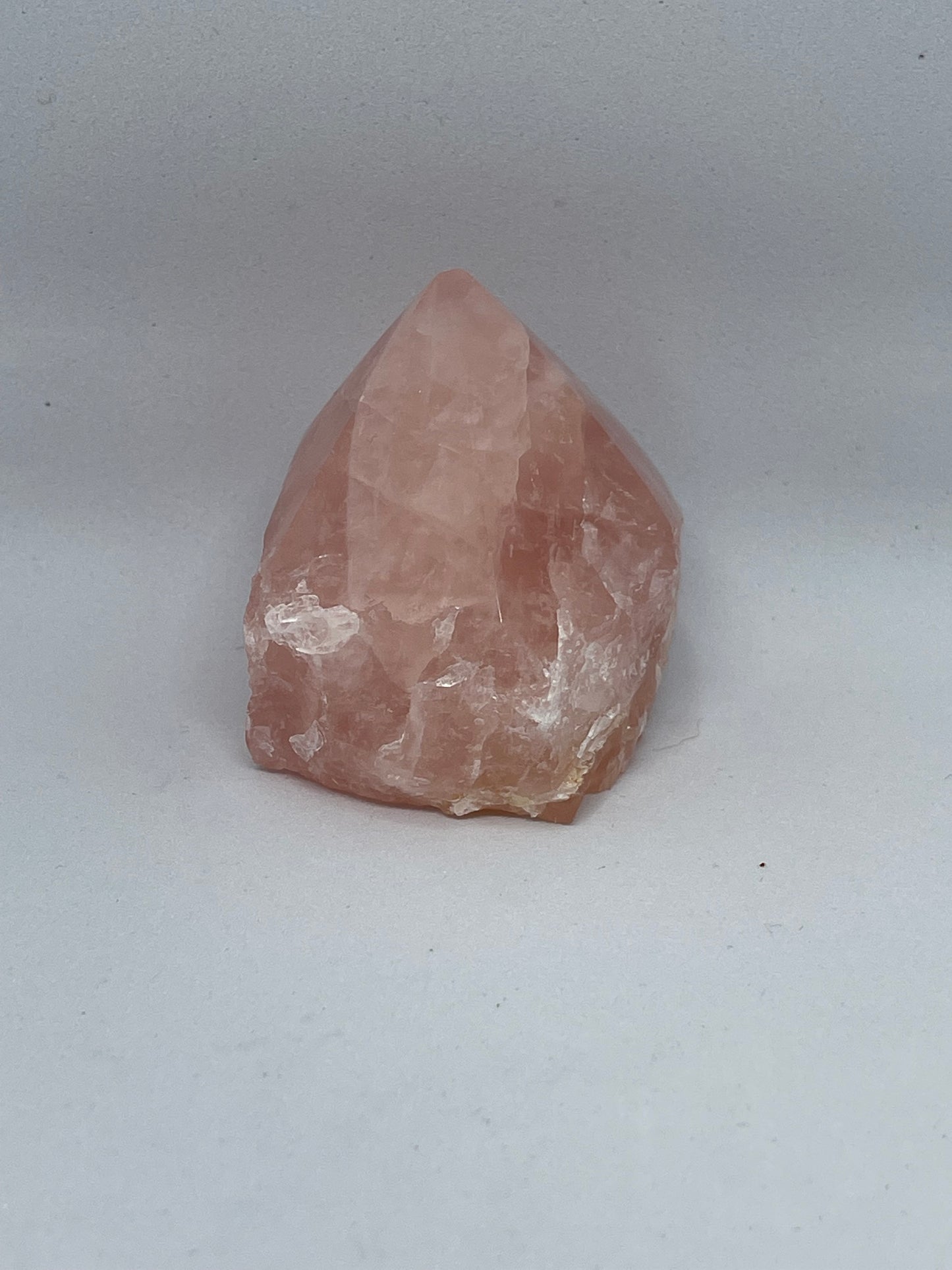 Crystal Rose Quartz Points Rough/Polished
