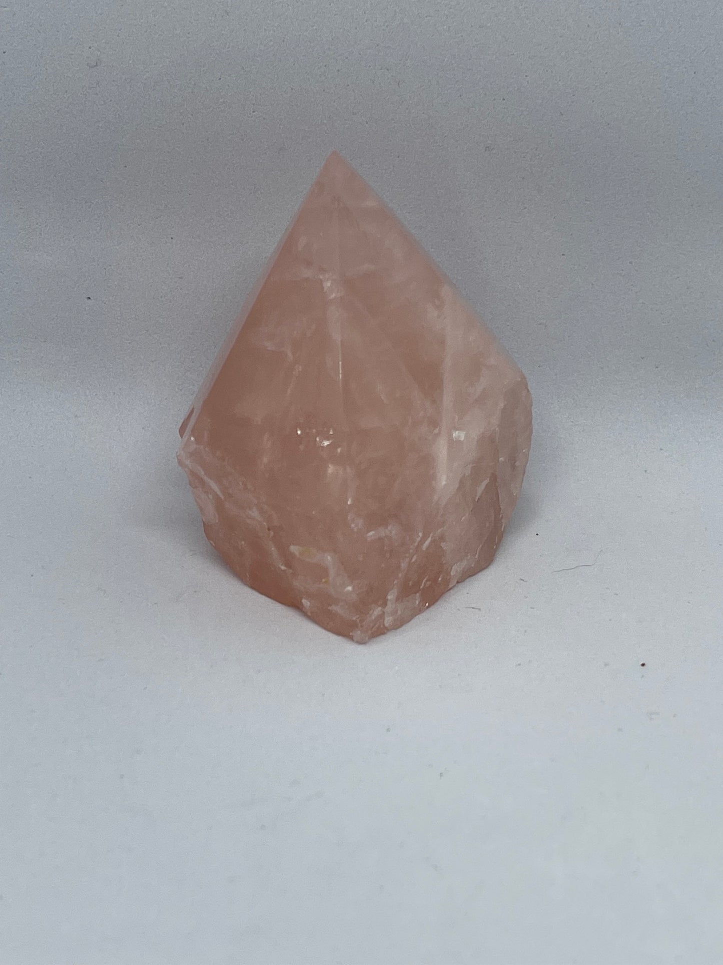 Crystal Rose Quartz Points Rough/Polished