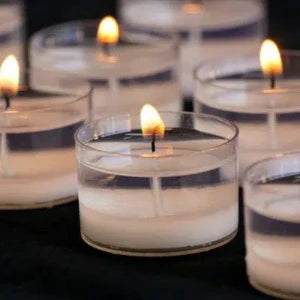 Tea Light Candles With Acrylic Cup