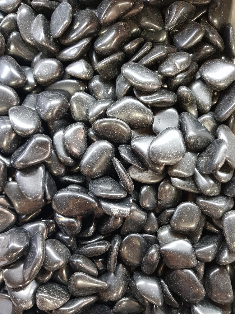 Tumbled Stones Black Obsidian From Africa