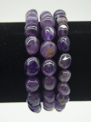 Bracelet : Tumbled Stones Amethyst