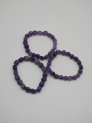 Bracelet : Tumbled Stones Amethyst