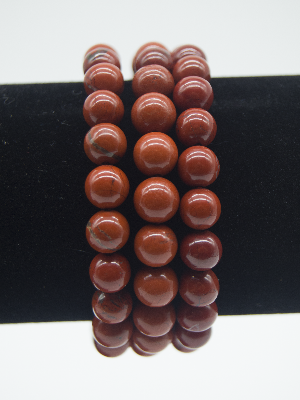 Bracelet : Tumbled Stones Red Jasper