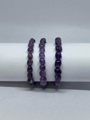 Bracelet : Tumbled Stones Amethyst